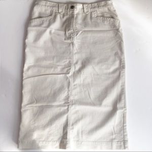 Christopher & Banks Khaki Skirt